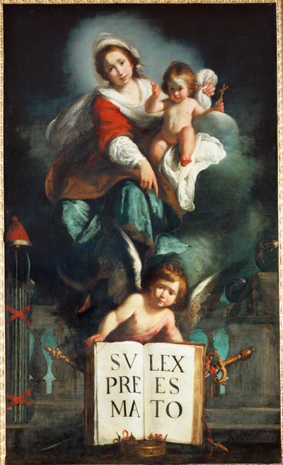 La Madone de la Justice - Rättvisans madonna ... av Bernardo Strozzi
