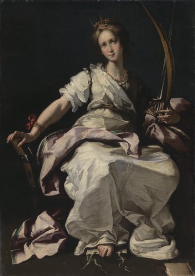 Heliga Katarina av Alexandria av Bernardo Strozzi