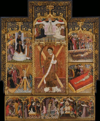 Altartavla av Saint Vincent av Bernat Martorell