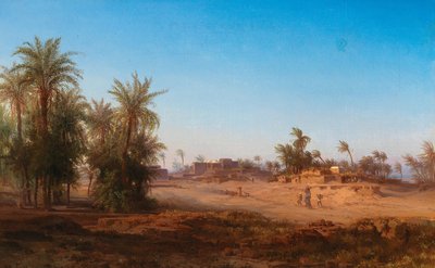 En scen från Egypten av Bernhard Fiedler