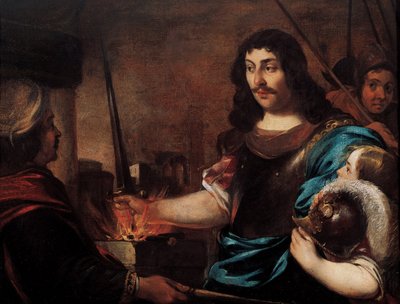 Caius Mucius Scaevolas hjältemod av Bernhard Keil