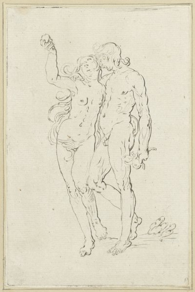 Adam en Eva av Bernhard Schreuder (possibly)