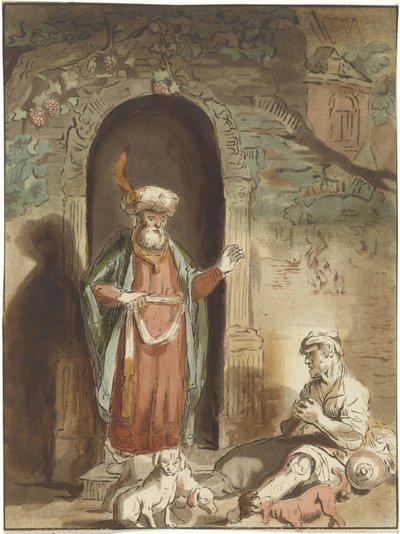 Den rike mannen och den fattige Lasarus av Bernhard Schreuder
