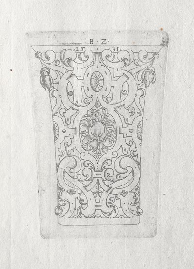 Prydnadsbägare, 1581. av Bernhard Zan