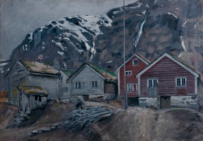 Gamla hus i Hyen av Bernt Wilhelm Tunold