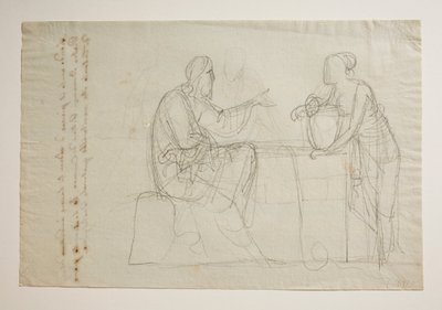 Kristus och den samaritiska kvinnan av Bertel Thorvaldsen
