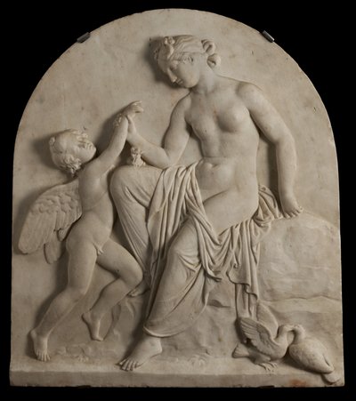 Cupido blir stucken av en bi av Bertel Thorvaldsen