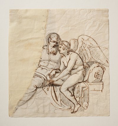 Amor och Anacreon av Bertel Thorvaldsen