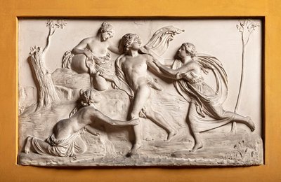 Hylas bortförd av flodnymferna av Bertel Thorvaldsen