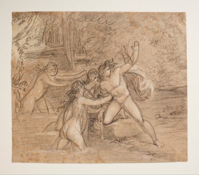 Hylas och vattennymferna av Bertel Thorvaldsen