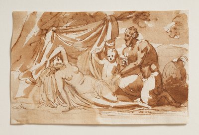 Jupiter som Satyr och Antiope av Bertel Thorvaldsen