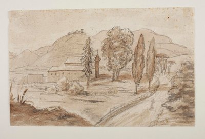 Bergslandskap av Bertel Thorvaldsen