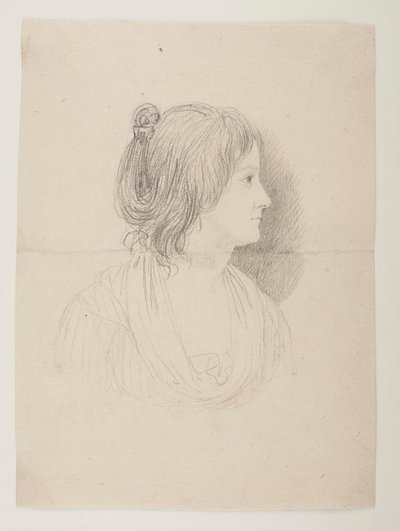 Porträtt av en kvinna (Marie Puggaard?) av Bertel Thorvaldsen