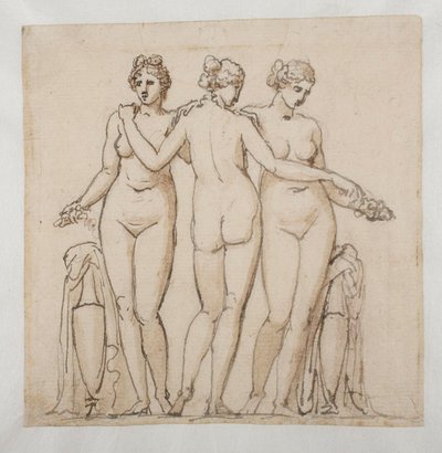 De tre gracerna av Bertel Thorvaldsen