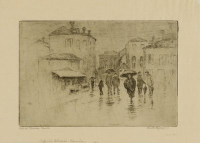 Dusch i april, Venedig av Bertha E. Jaques