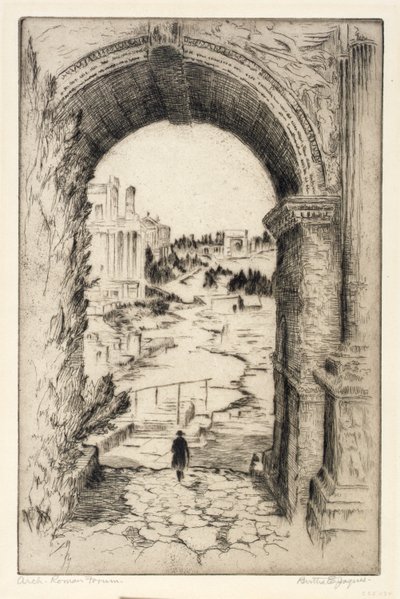 Båge, Forum Romanum av Bertha E. Jaques