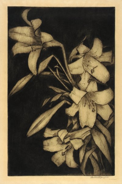 Påsk, eller Madonna, Liljor av Bertha E. Jaques
