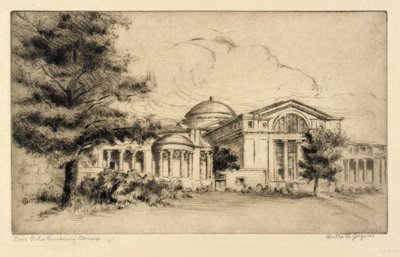 Fine Arts Building, Chicago (fasad, väst) av Bertha E. Jaques