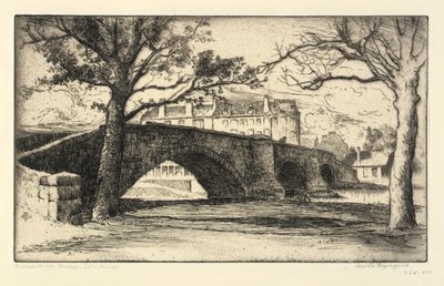 Musselburgh Bridge, Edinburgh av Bertha E. Jaques