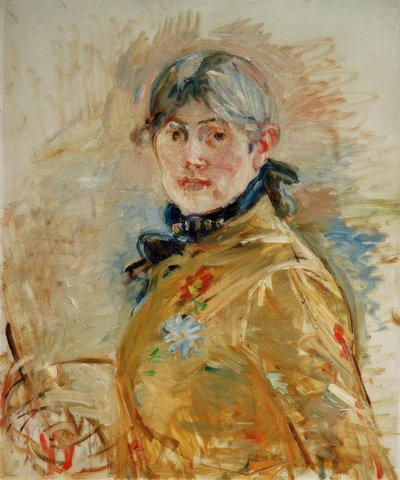 Självporträtt av Berthe Morisot