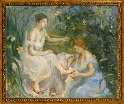 B. Morisot, Badet/målningen, 1894 av Berthe Morisot