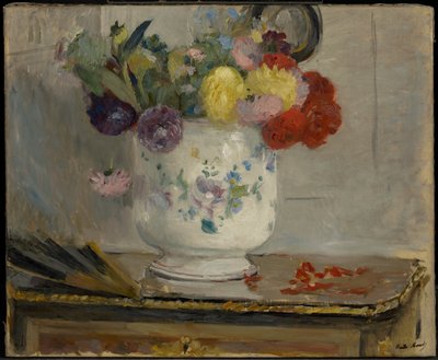 Dahlior av Berthe Morisot
