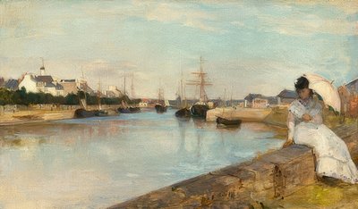 Hamnen i Lorient. 1869 av Berthe Morisot