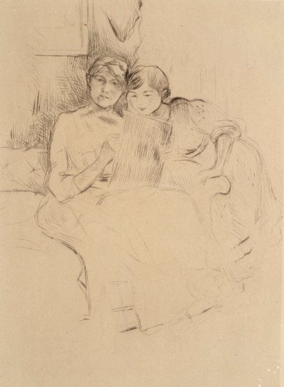 Teckningslektion av Berthe Morisot