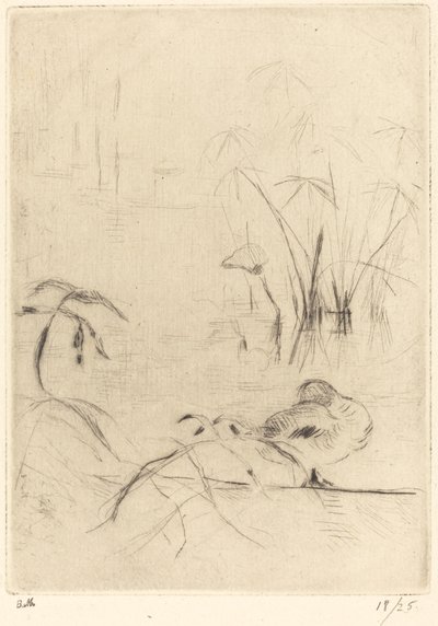 Ankor vila på stranden, 18881890. av Berthe Morisot