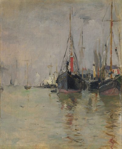 Tyska: Die Themse Themsen av Berthe Morisot