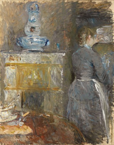 I matsalen; I matsalen, 1880 av Berthe Morisot
