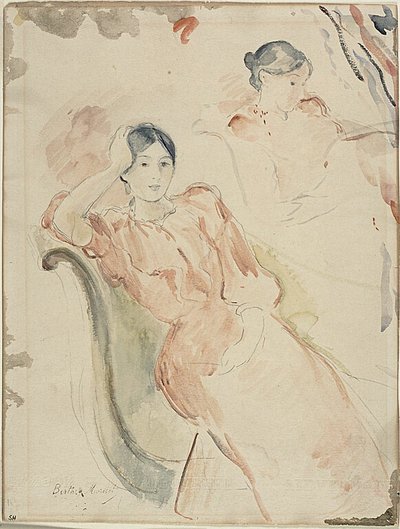 Jeanne Pontillon av Berthe Morisot