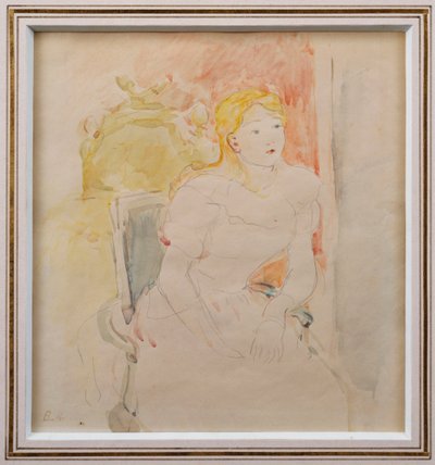 Julie sitter av Berthe Morisot