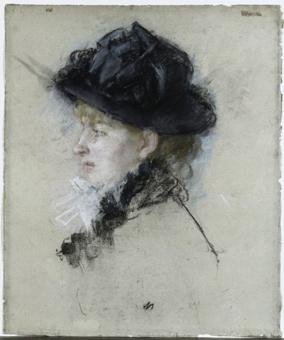 Mlle. Louise Rieser, 1888. av Berthe Morisot