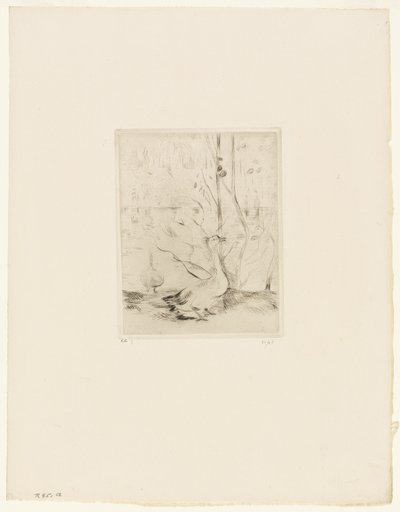 Gåsen av Berthe Morisot