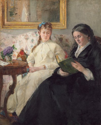 Konstnärens mor och syster av Berthe Morisot
