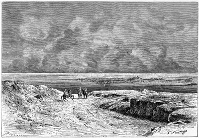Nafta och Shott-el-jerid, c1890 av Auguste Bertrand