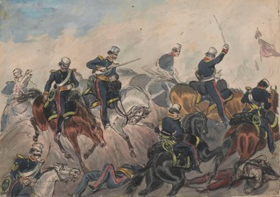 3rd Light Dragoons vid Ferozeshah av Bethune Donald Grant