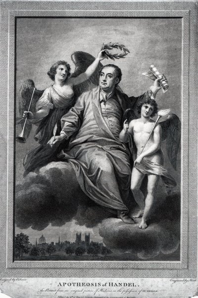 Händels apoteos, 1787 av Biagio Rebecca