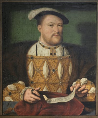 Porträtt av kung Henrik VIII, c1544 c1800 av Biagio Rebecca