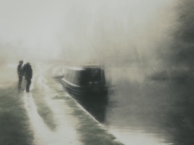 Promenad längs Misty Canal av Bill Eiffert