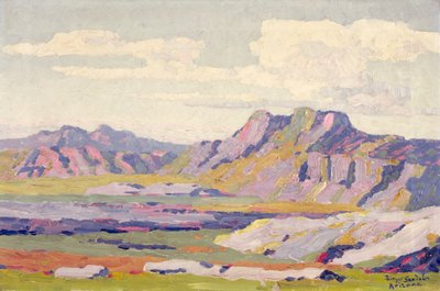 I den målade öknen, Arizona av Birger Sandzen