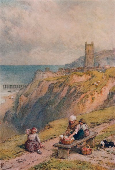 Utsikt över Cromer, 1800-talet, 1935 av Birket Foster