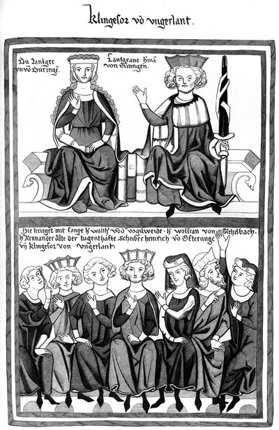 Wartburgs kongress, 1400-talet 1849. av Bisson and Cottard
