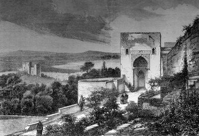 Mezquita, Cordoba, Spanien, 1849. av Bisson and Cottard