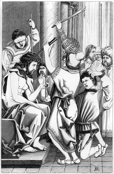 The Mocking of Christ, 1500-talet 1849. av Bisson and Cottard