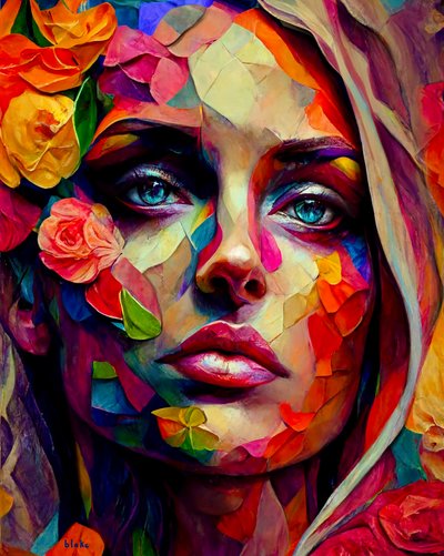 Strength Within, c.2023 (Digital Art) av Blake Munch