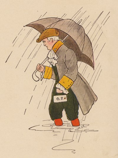Barnramsa: Doktor Foster (färglitografi) av Blanche Fisher Wright