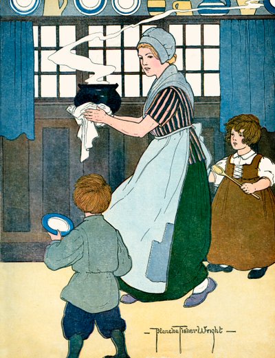 Pease Porridge Hot, av Blanche Fisher Wright av Blanche Fisher Wright
