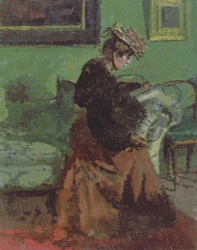 Träd vid Giverny av Blanche Hoschede Monet